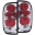 Picture of ANZO 1995-2000 Toyota Tacoma Taillights Chrome