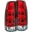 Picture of ANZO 1999-2000 Cadillac Escalade Taillights Red-Clear - New Gen