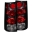 Picture of ANZO 1996-2002 GMC Savana Taillights Black