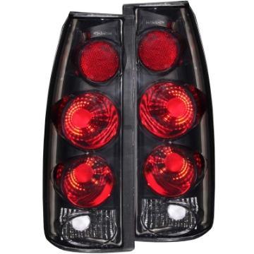 Picture of ANZO 1999-2000 Cadillac Escalade Taillights Dark Smoke 3D Style