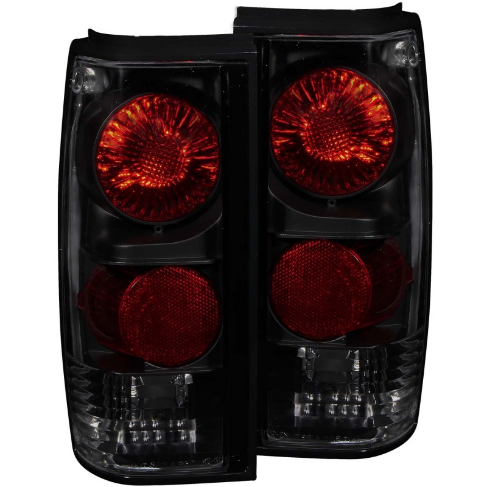 Picture of ANZO 1982-1994 Chevrolet S-10 Taillights Dark Smoke