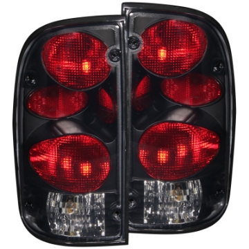 Picture of ANZO 1995-2000 Toyota Tacoma Taillights Dark Smoke G2