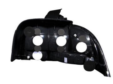 Picture of ANZO 1994-1998 Ford Mustang Taillights Black