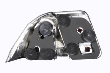 Picture of ANZO 2001-2004 Honda Civic Taillights Black