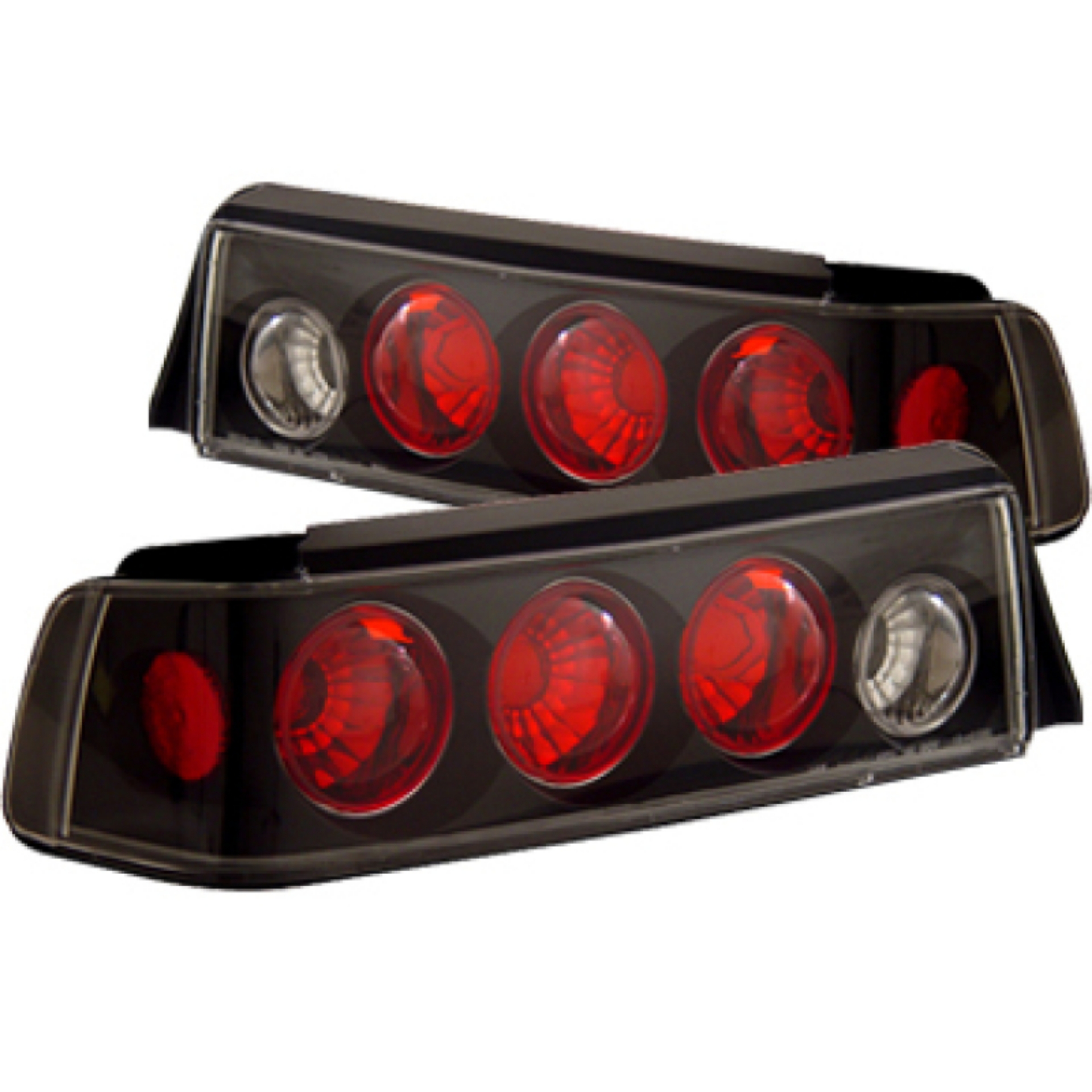 Picture of ANZO 1988-1991 Honda Civic Taillights Black