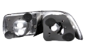 Picture of ANZO 1996-2000 Honda Civic Coupe Taillights Black