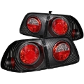 Picture of ANZO 1999-2000 Honda Civic Taillights Black