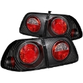 Picture of ANZO 1999-2000 Honda Civic Taillights Black