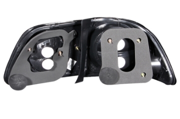 Picture of ANZO 1999-2000 Honda Civic Taillights Black