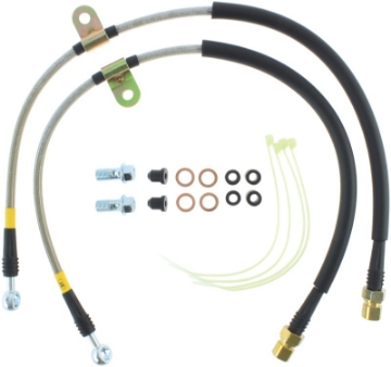Picture of StopTech Stainless Steel Front Brake Lines 12-14 Ford Raptor