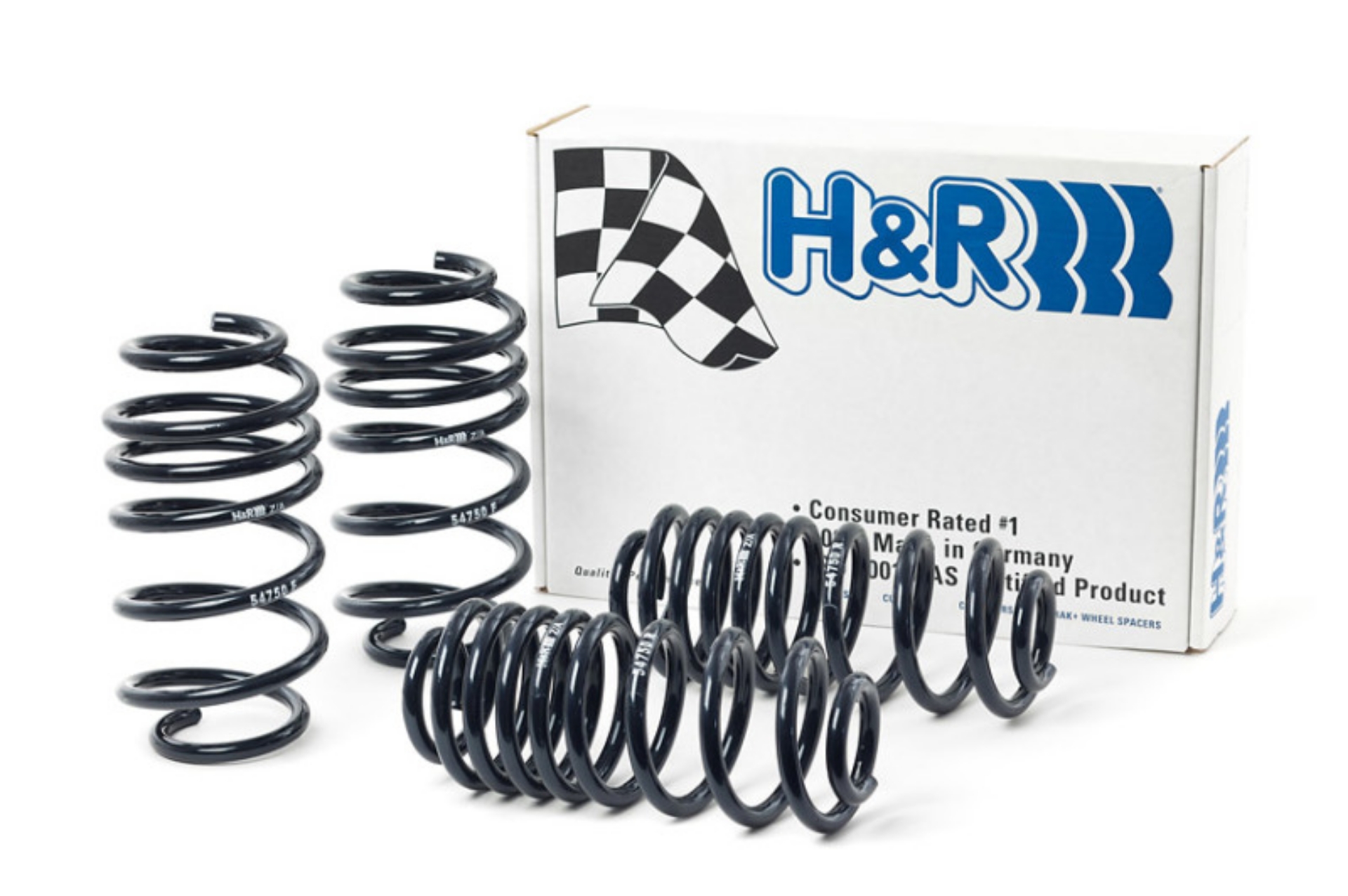 Picture of H&R 06-09 Volkswagen Golf Rabbit S-Rabbit 2-5L-1-9 TDI-2-0T MK5 Sport Spring