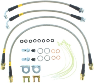 Picture of StopTech 12-14 Ford Raptor Stainless Steel Rear Brake Lines