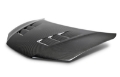 Picture of Seibon 14-15 Honda Civic 2dr TS-Style Carbon Fiber Hood