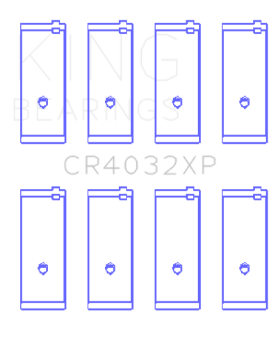 Picture of King Engine Bearings Toyota 4AGE 4AGZE 16V 1-6L Size STDX Performance Rod Bearing Set