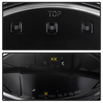 Picture of Spyder Jeep Wrangler 07-15 Crystal Headlights Black Clear