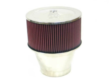 Picture of K&N Marine 5-125in Flange ID x 9in OD x 10-5in H Round Straight Flame Arrestor