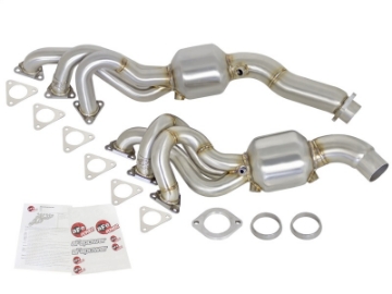 Picture of aFe Twisted Steel Headers Catted 01-06 BMW M3 L6-3-2L S54