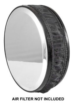Picture of K&N Air Filter Wrap Black Round Height 2-5 in ID 7-5in
