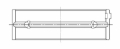 Picture of ACL BMW M20-M50-M52-M54 - 1919CC 80-0mm Bore 66-0mm Stroke -001in Clearance on STD Main Bearing Set