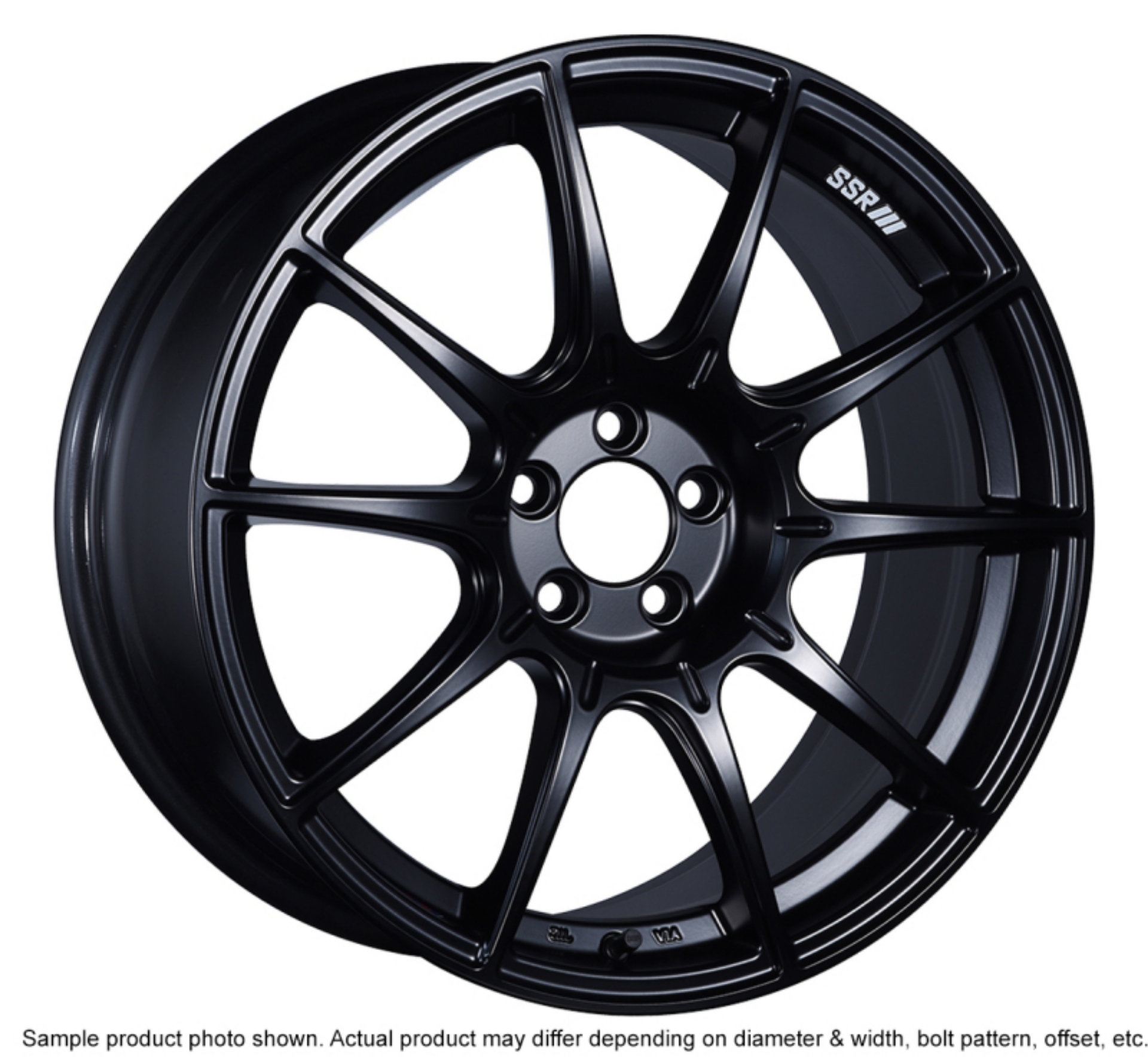 Picture of SSR GTX01 18x8-5 5x114-3 44mm Offset Flat Black Wheel