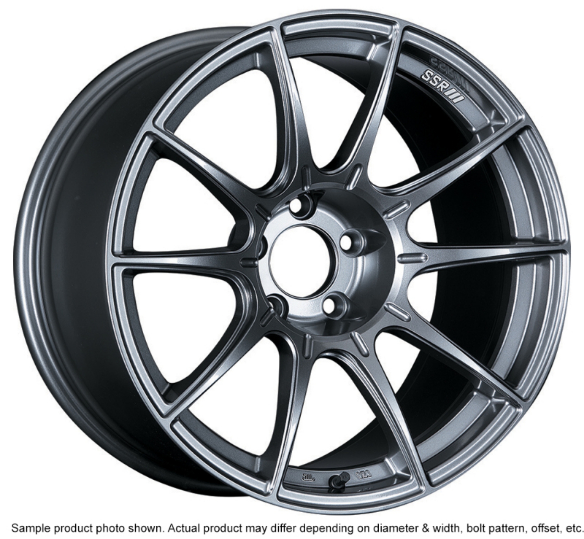 Picture of SSR GTX01 18x9-5 5x114-3 22mm Offset Dark Silver Wheel Evo 8 9 X - G35 - 350z - 370z