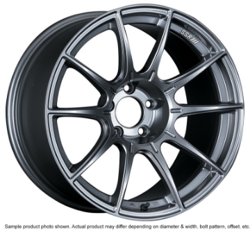 Picture of SSR GTX01 18x9-5 5x114-3 22mm Offset Dark Silver Wheel Evo 8 9 X - G35 - 350z - 370z