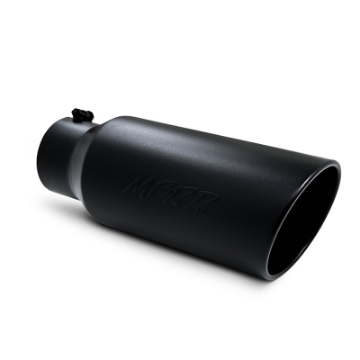 Picture of MBRP Universal Tip 7in O-D- Rolled End 5in inlet 18in length Black
