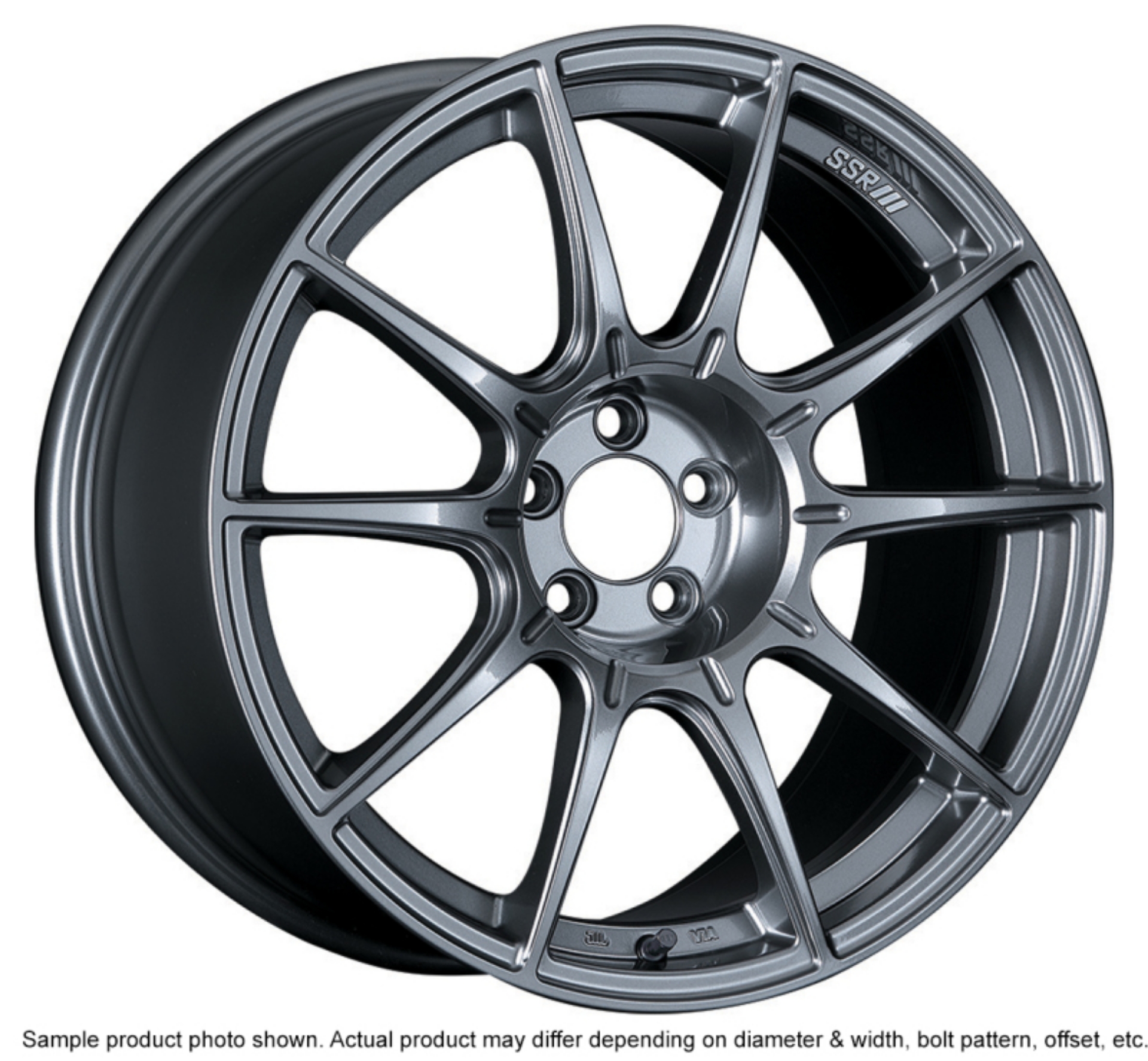 Picture of SSR GTX01 19x10-5 5x114-3 22mm Offset Dark Silver Wheel Evo X - G35 - 350z - 370z