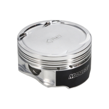 Picture of Manley 03-07 Nissan 350Z-Maxima 81-4mm Stroker 96-00mm +-5mm Bore 8-5:1 Dish Piston Set w- Rings