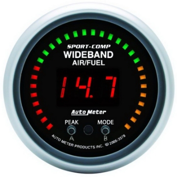 Picture of Autometer Sport-Comp 52mm Wideband Air-Fuel Gauge