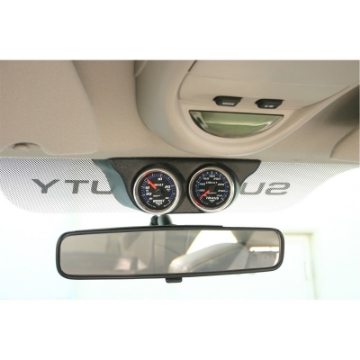 Picture of Autometer 99-04 Ford Super Duty - 03-07 Dodge Ram Black Dual Overhead Console Pod