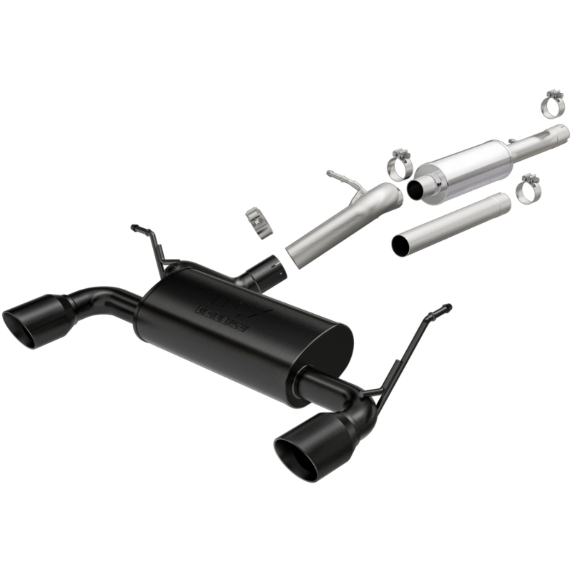 Picture of MagnaFlow Cat-Back 12-16 Jeep Wrangler GT 3-6L V6 Black Tips