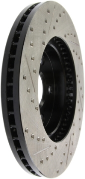 Picture of StopTech 02 Lexus ES 250-300-330-350 - 05-07 Toyota Avalon Slotted & Drilled Left Front Rotor