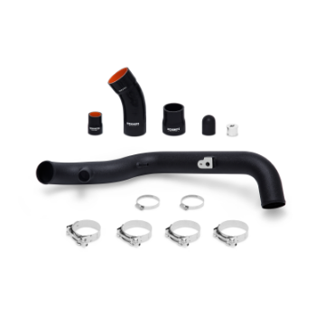 Picture of Mishimoto 2014+ Ford Fiesta ST Hot-Side Intercooler Pipe Kit - Wrinkle Black