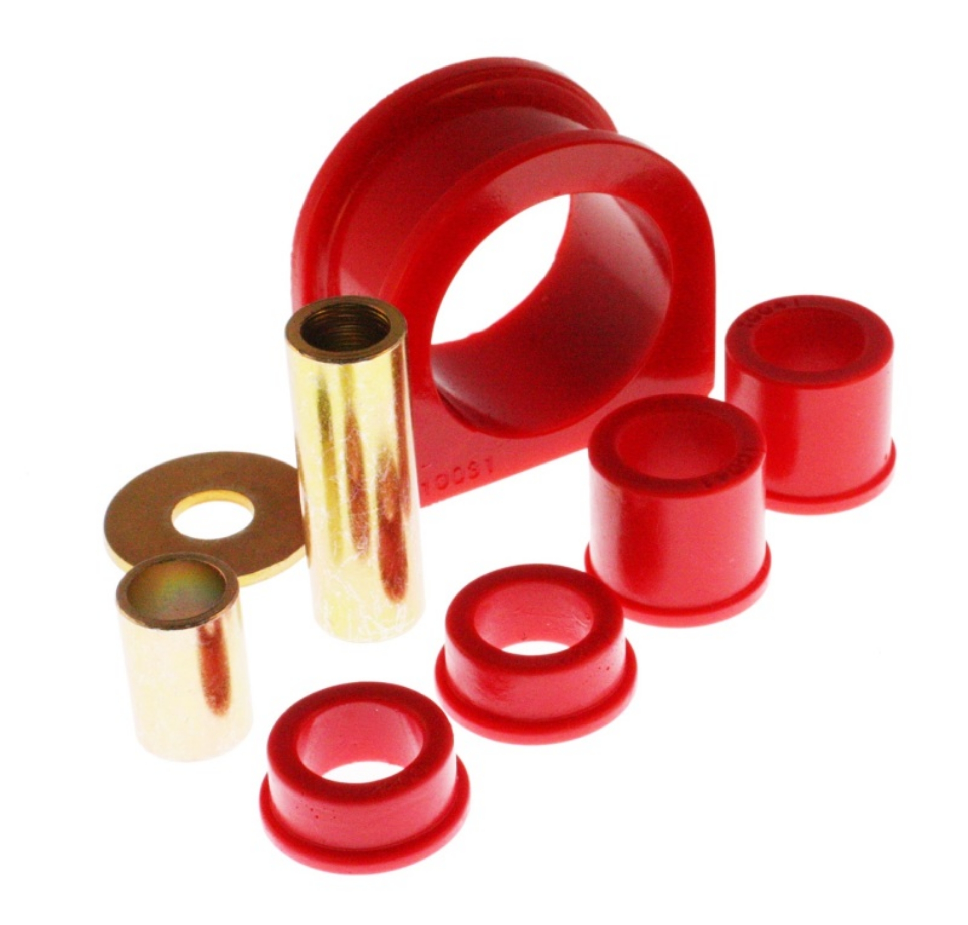 Picture of Energy Suspension 95-04 Toyota Pickup 4WD - 96-02 4Runner Front Rack and Pinion Bushing Set - Red