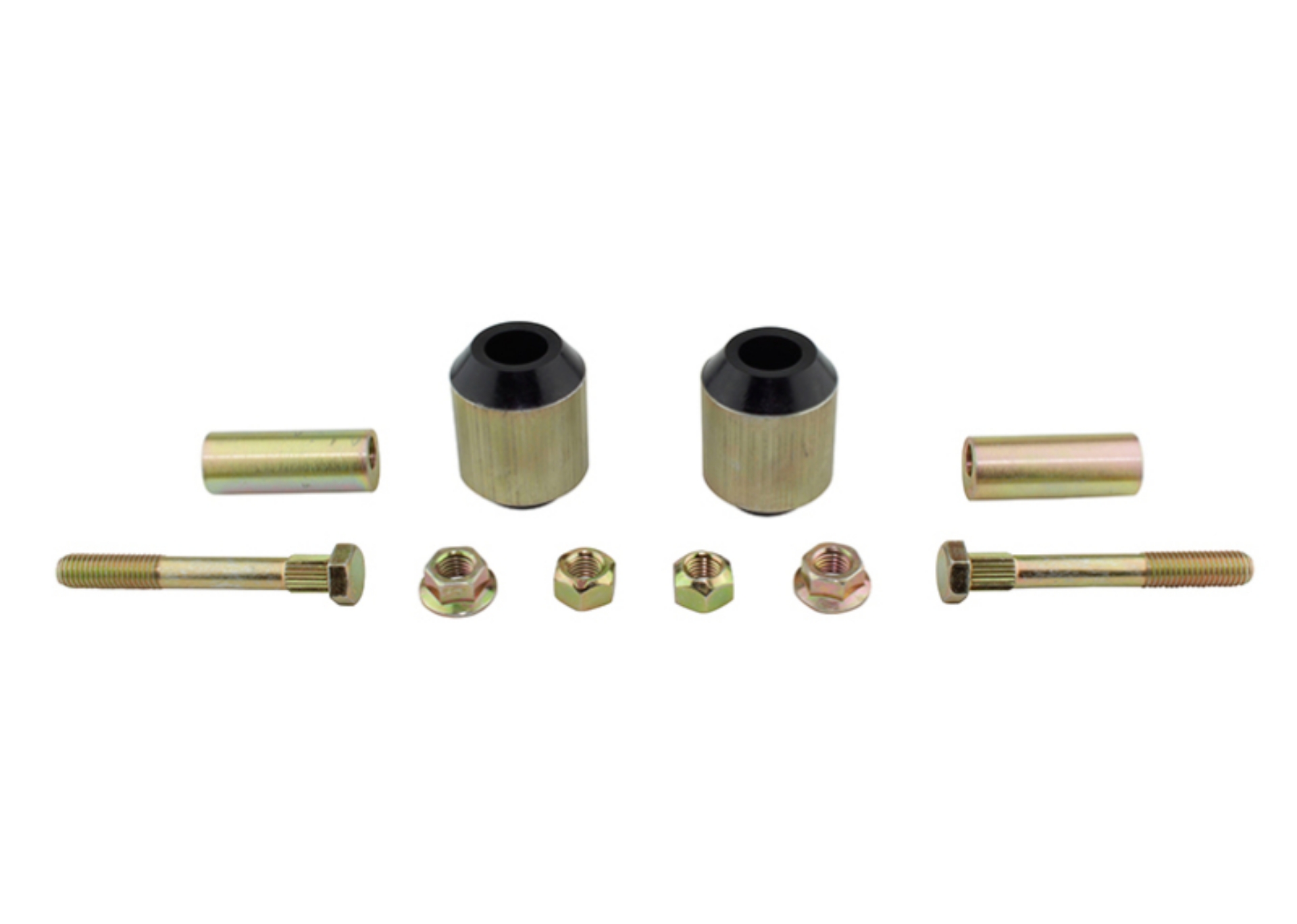 Picture of Whiteline Plus 04-91-05-01 BMW 3 Series Rear Lower-Upper Outer Control Arm Bushing Kit Camber Adj