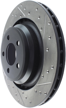 Picture of StopTech SportStop 06-09 Chrysler SRT-8 Rear Left Drilled & Slotted Rotor
