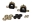 Picture of Energy Suspension 94-01 Dodge Ram 1500 - 94-02 Ram 2500-3500 4WD Black 30mm Front Sway Bar Bushings