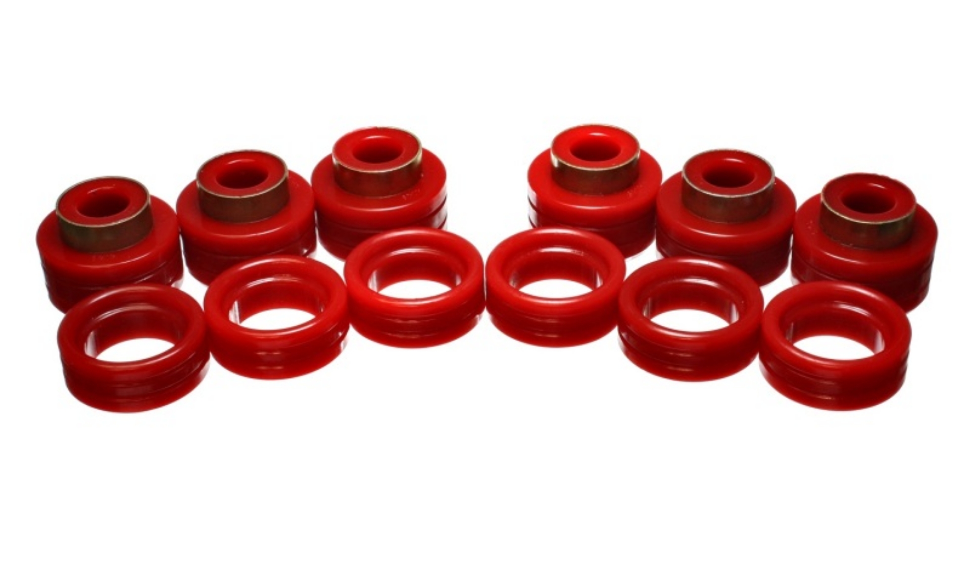 Picture of Energy Suspension 94-01 Dodge Ram 1500 - 94-02 Ram 2500-3500 Red Body Cab Mount Set