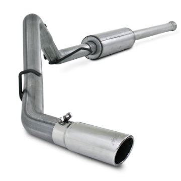 Picture of MBRP 11-13 Chevy 1500 Silverado-GMC Sierra 6-2L V8 3-5in Cat Back Single Side Exhaust AL