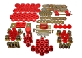 Picture of Energy Suspension 55-57 Chevrolet Belair-El Camino-Impala Red Hyper-Flex Master Bushing Set