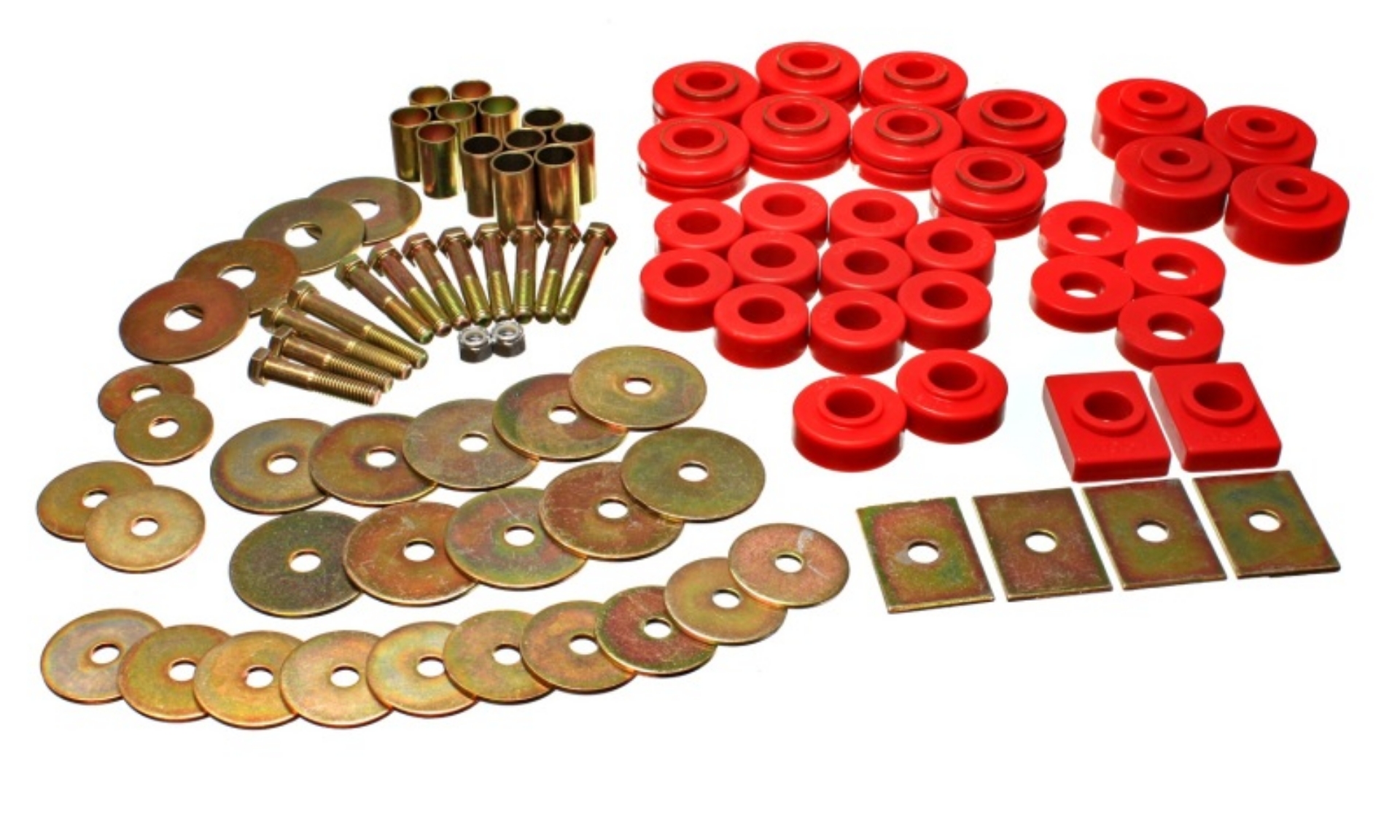 Picture of Energy Suspension 64-67 Buick Century-Regal-Grand National-Skylark-Special Red Body Mount Set