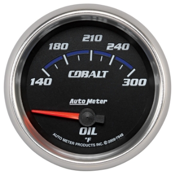 Picture of Autometer Cobalt 66-7mm 140-300 Degree F Electric Oil Temperature Gauge