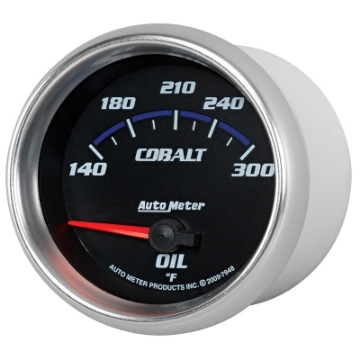 Picture of Autometer Cobalt 66-7mm 140-300 Degree F Electric Oil Temperature Gauge