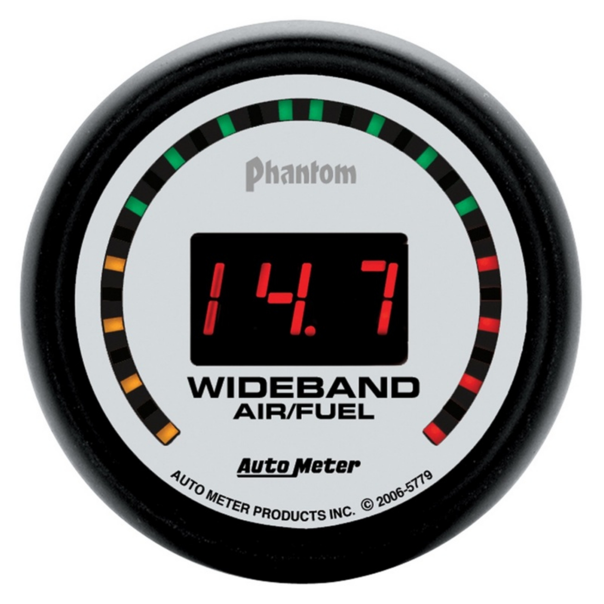 Picture of Autometer Phantom 52mm Digital 10:1-17:1 Street Wideband Air-Fuel Ratio Gauge