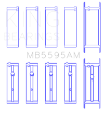 Picture of King Engine Bearings Nissan KA-24E Main Bearing Set - Size STD