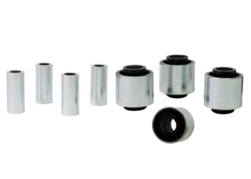 Picture of Whiteline Plus 9-89-8-09 Subaru Legacy Rear Control Arm Lower Front Inner & Outer Bushing Kit