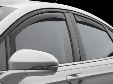Picture of WeatherTech 13+ Ford Fusion Front and Rear Side Window Deflectors - Dark Smoke