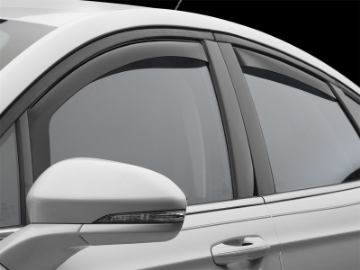 Picture of WeatherTech 13+ Ford Fusion Front and Rear Side Window Deflectors - Dark Smoke