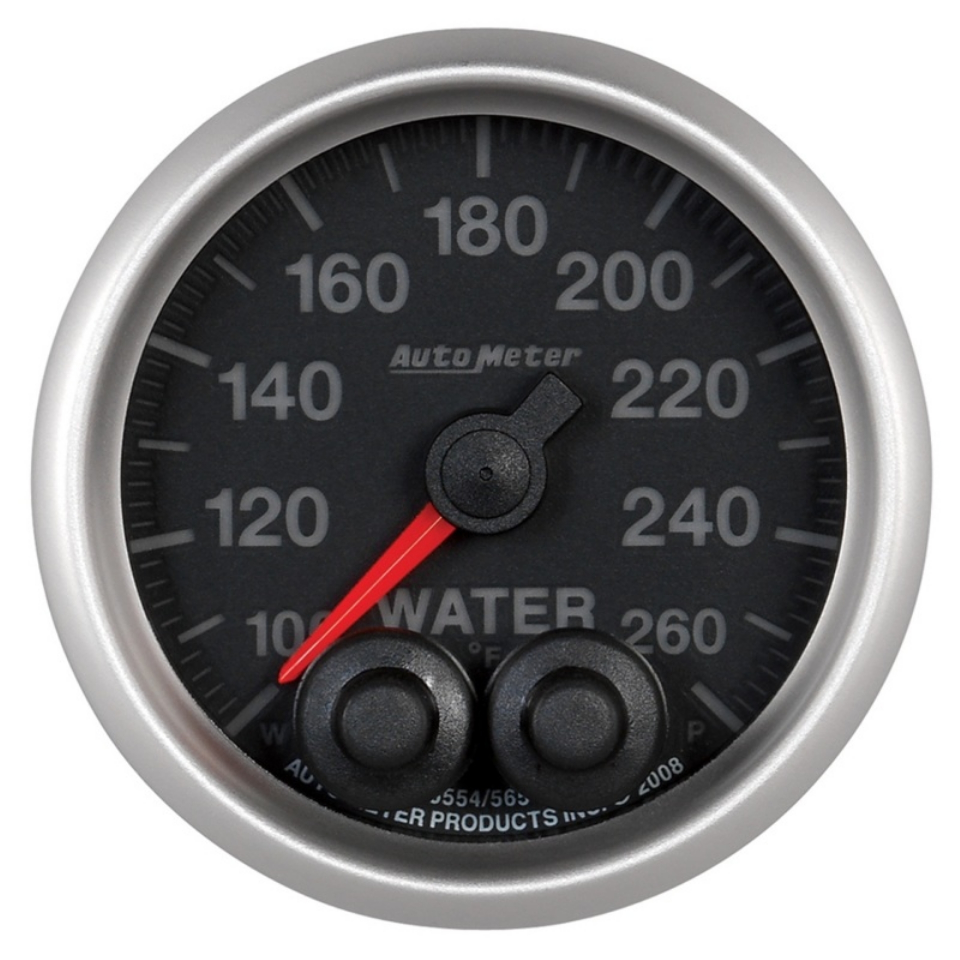 Picture of Autometer Elite 52mm 100-260 Degrees F Water Temperature Peak and Warn Gauge w- Electronic Control